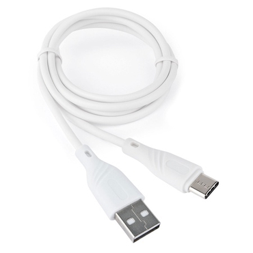 Кабель USB 2.0 A - USB Type-C (m-m), 1м Classic 0.1, белый, блистер Cablexpert CCB-USB2-AMCMO1-1MW